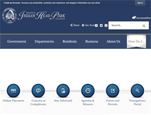 Tablet Screenshot of indianheadpark-il.gov